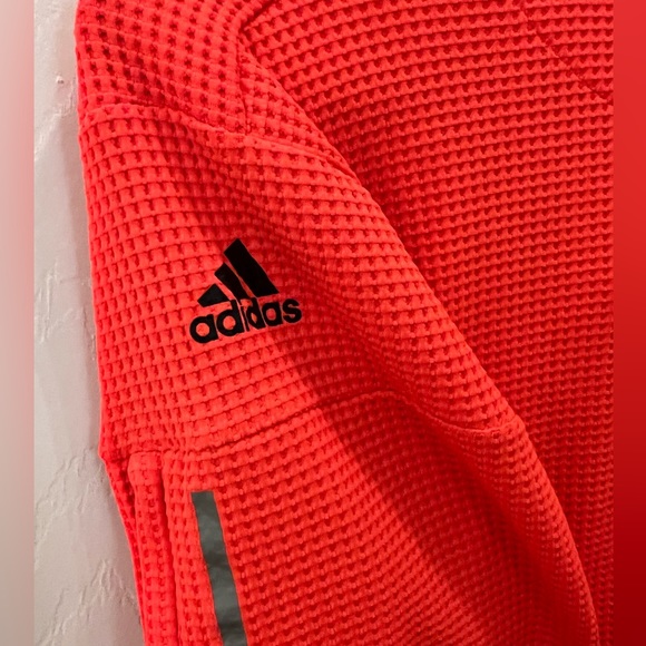 Adidas Running Pullover Top Size XL  Orange - Picture 3 of 8